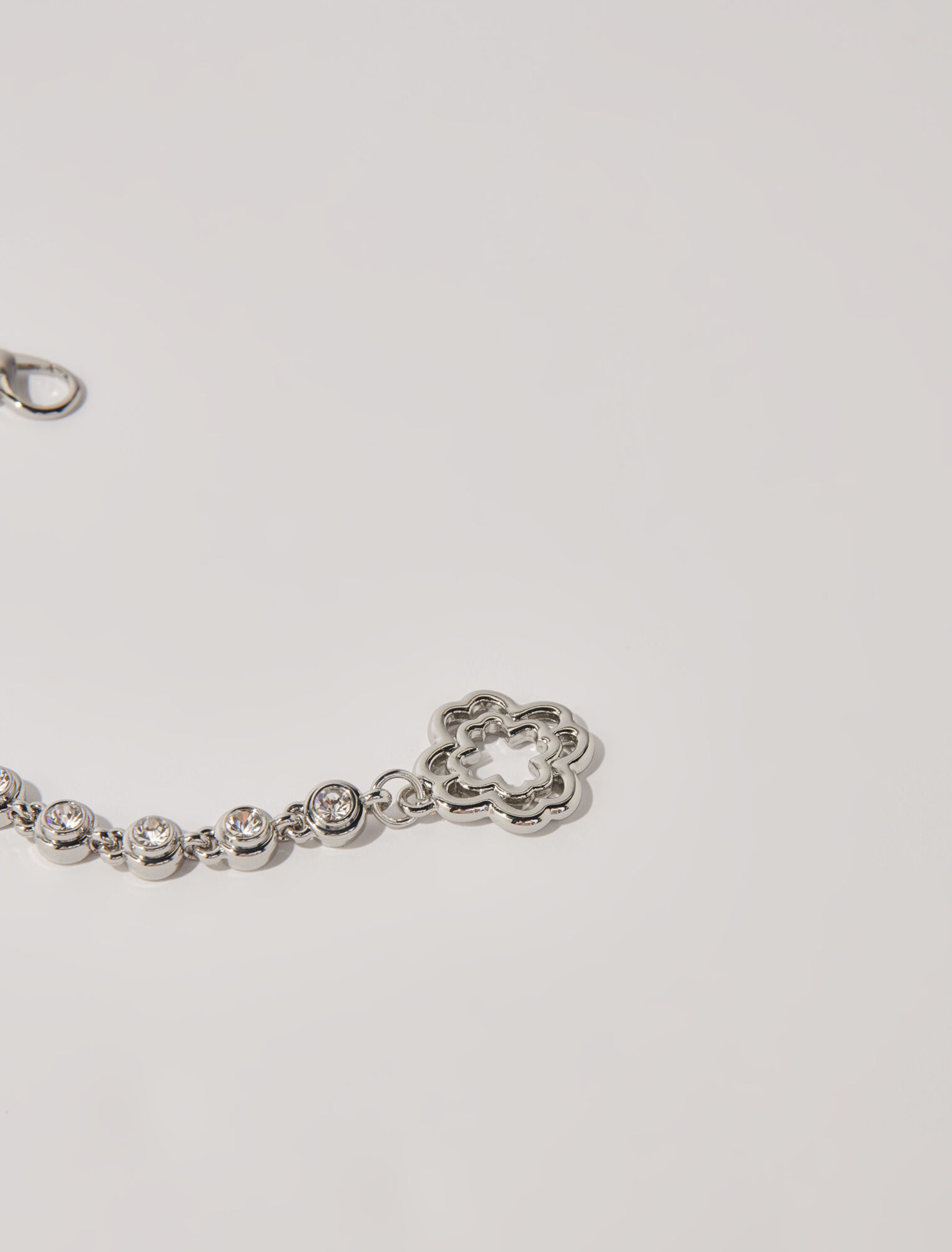 Cinturón de cadena y strass