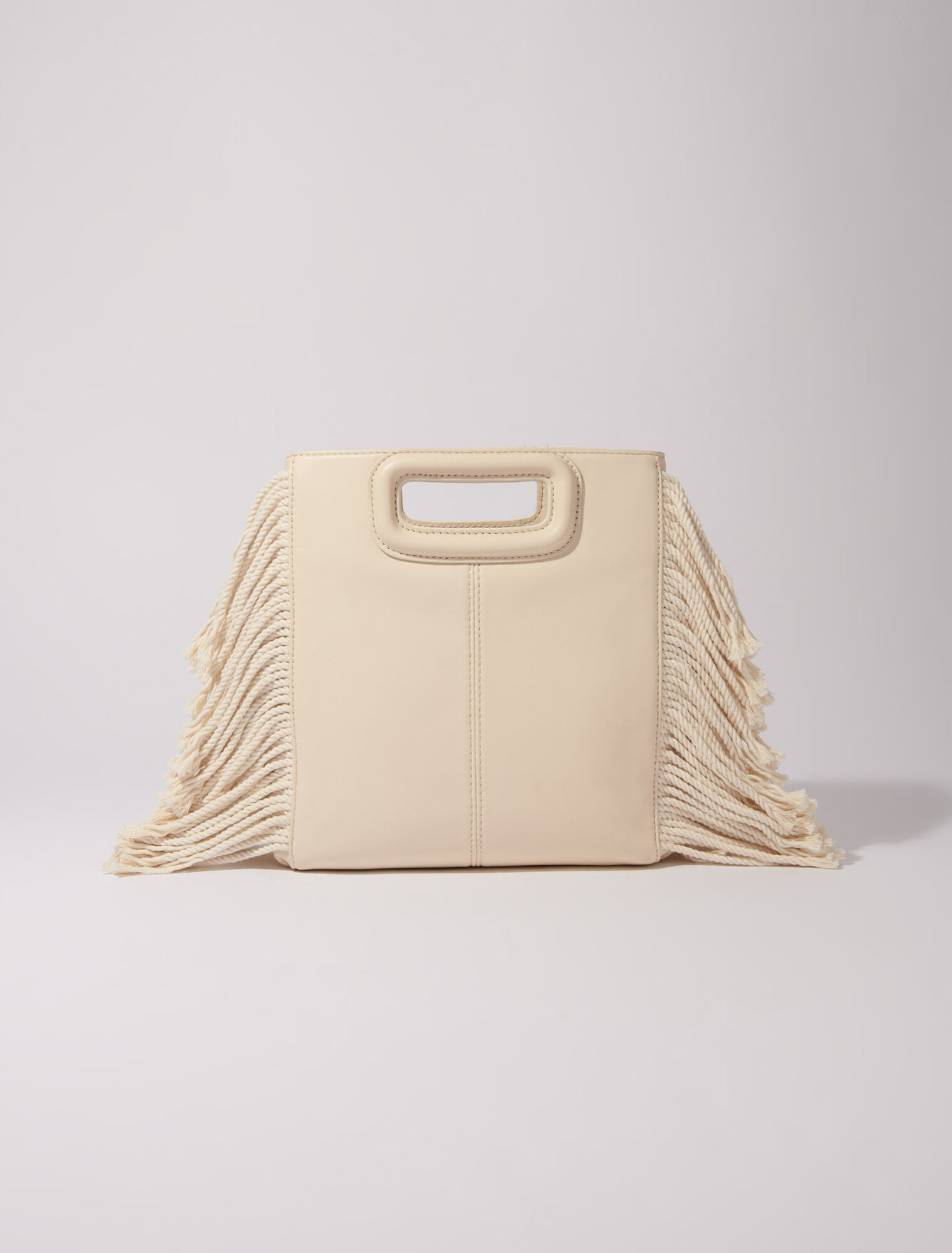 Bolso M bordado efecto encaje