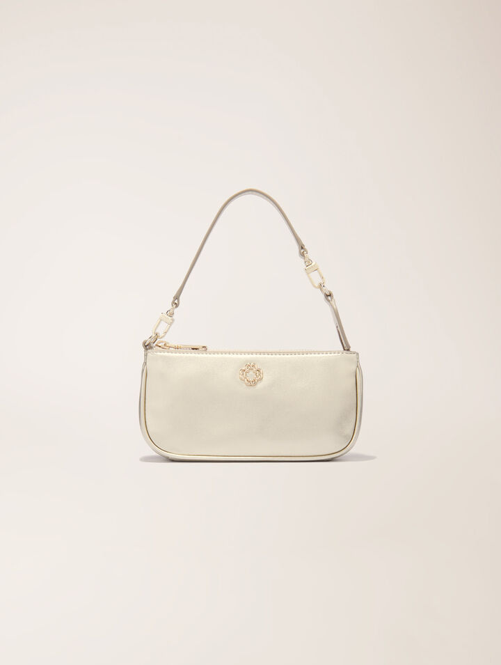 Bolso Sarah de piel metalizada