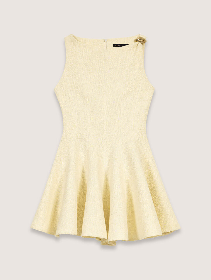 Vestido corto de tweed