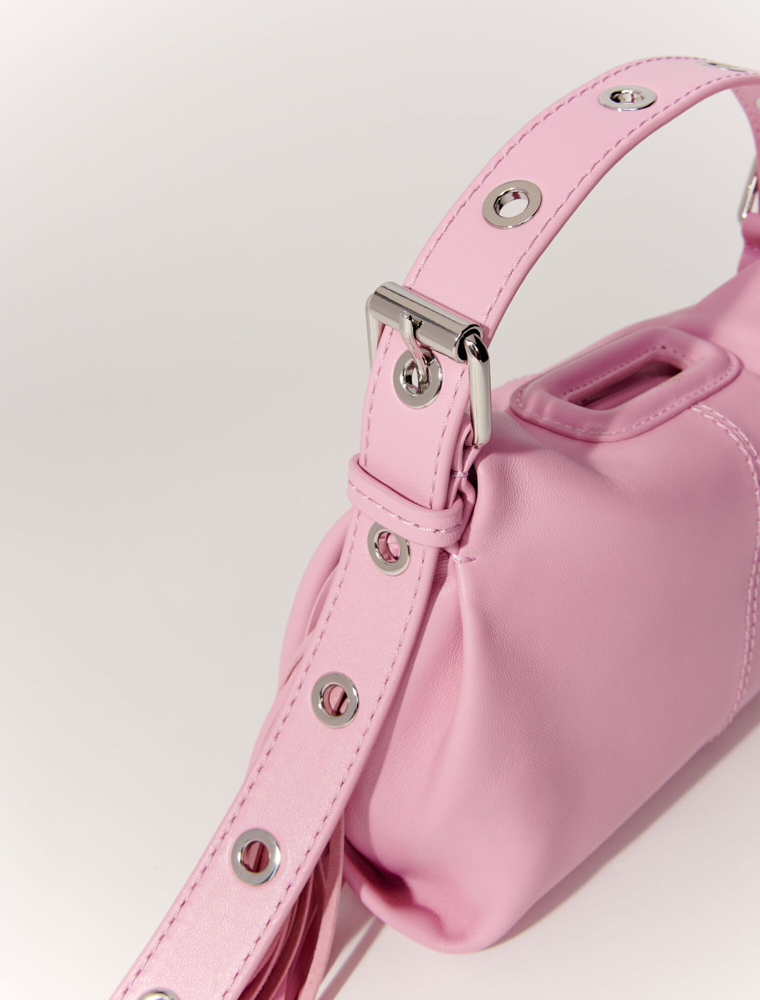 Bolso Miss M mini de cuero liso