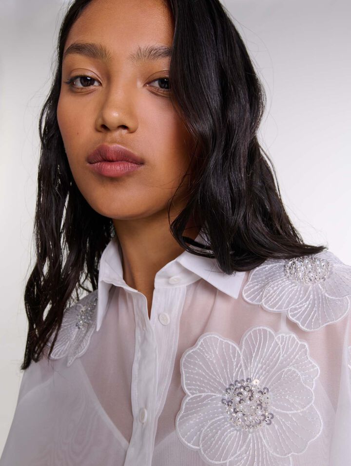 Camisa de organza