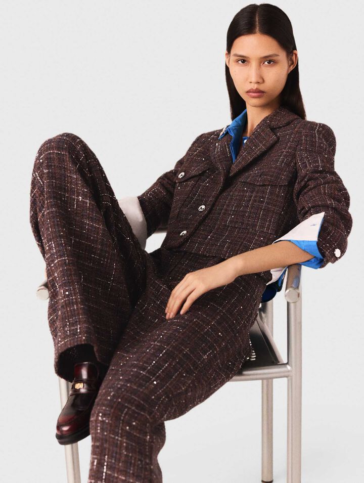 Pantalón de tweed