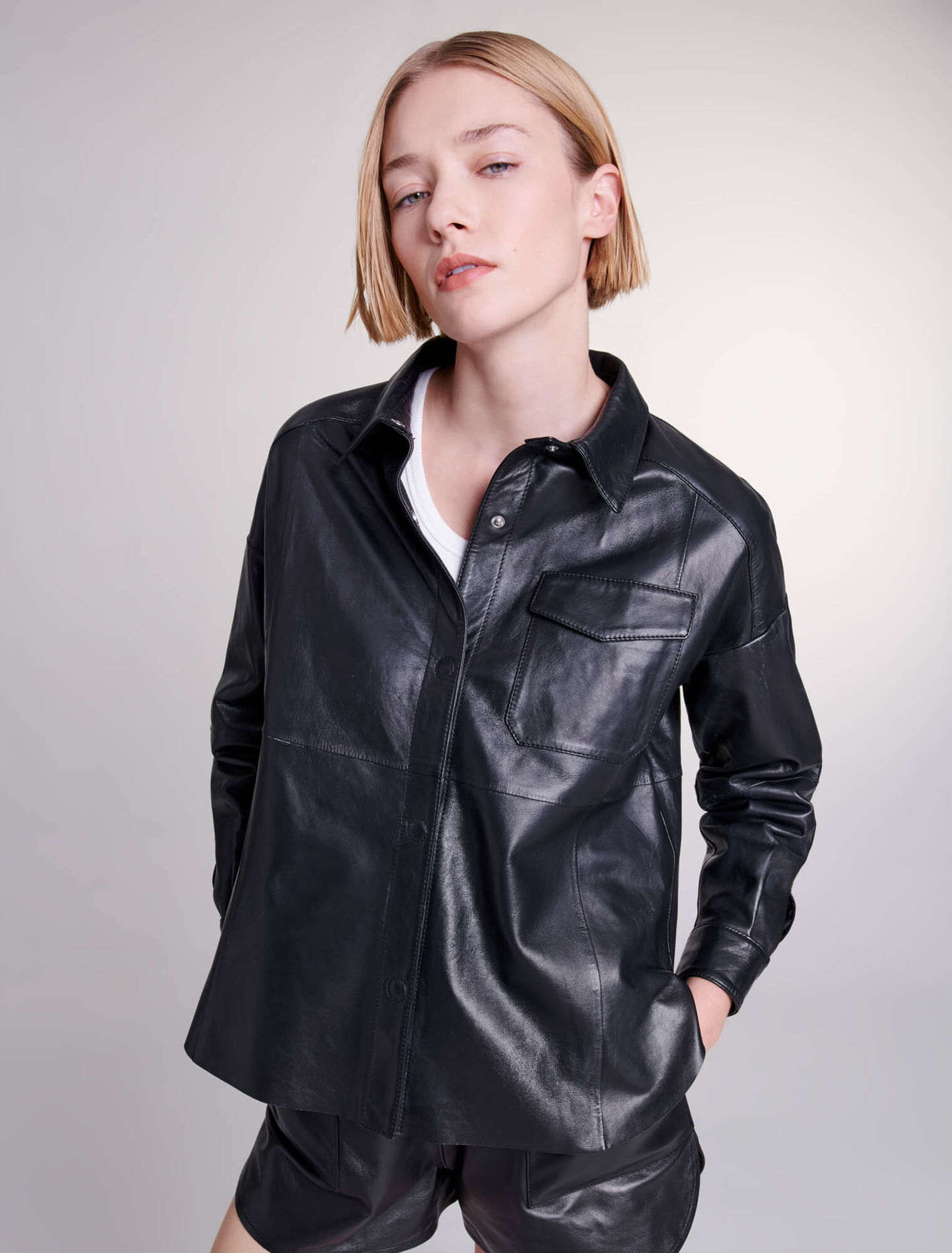Camisa de cuero