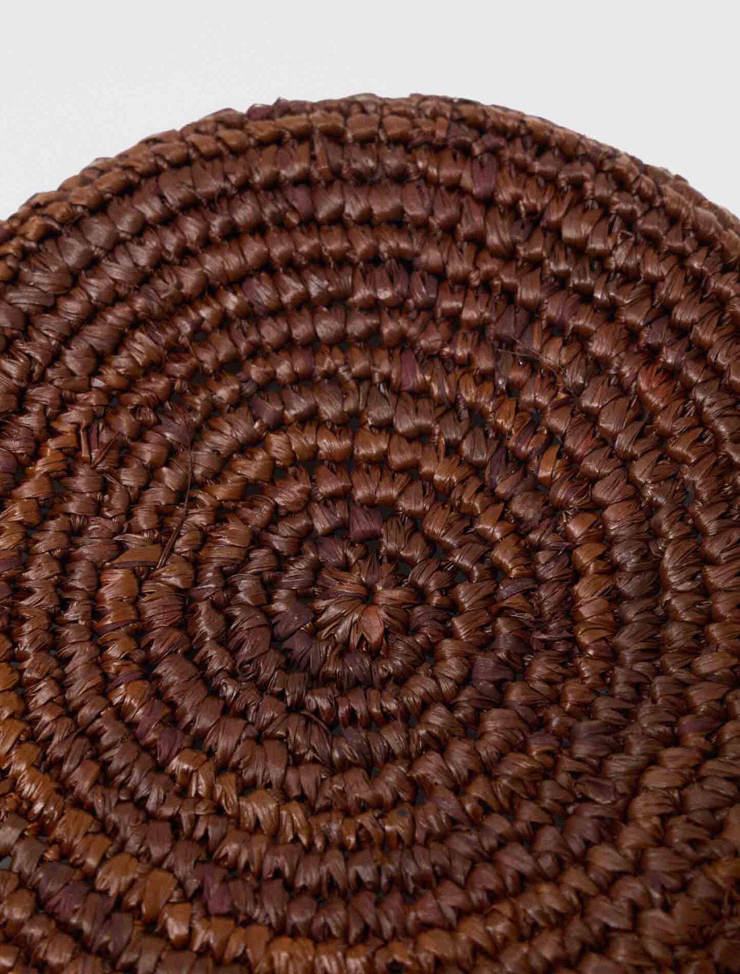 Bob de ganchillo en rafia