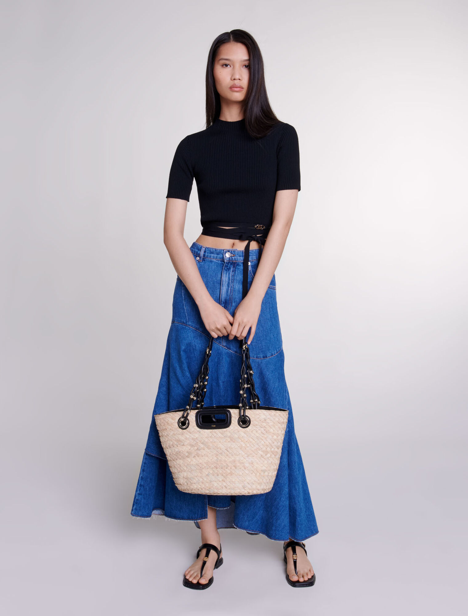 Crop top cruzado