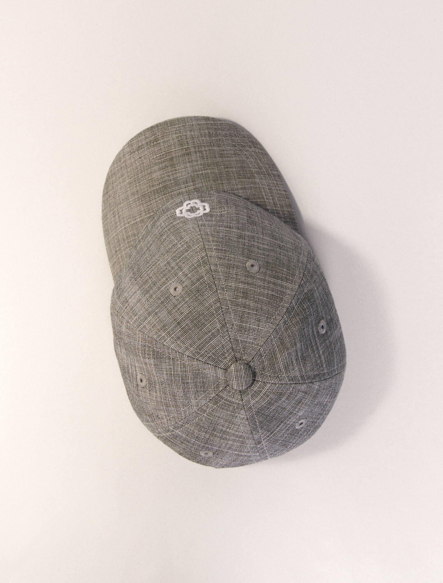 Gorra de algodón estampada