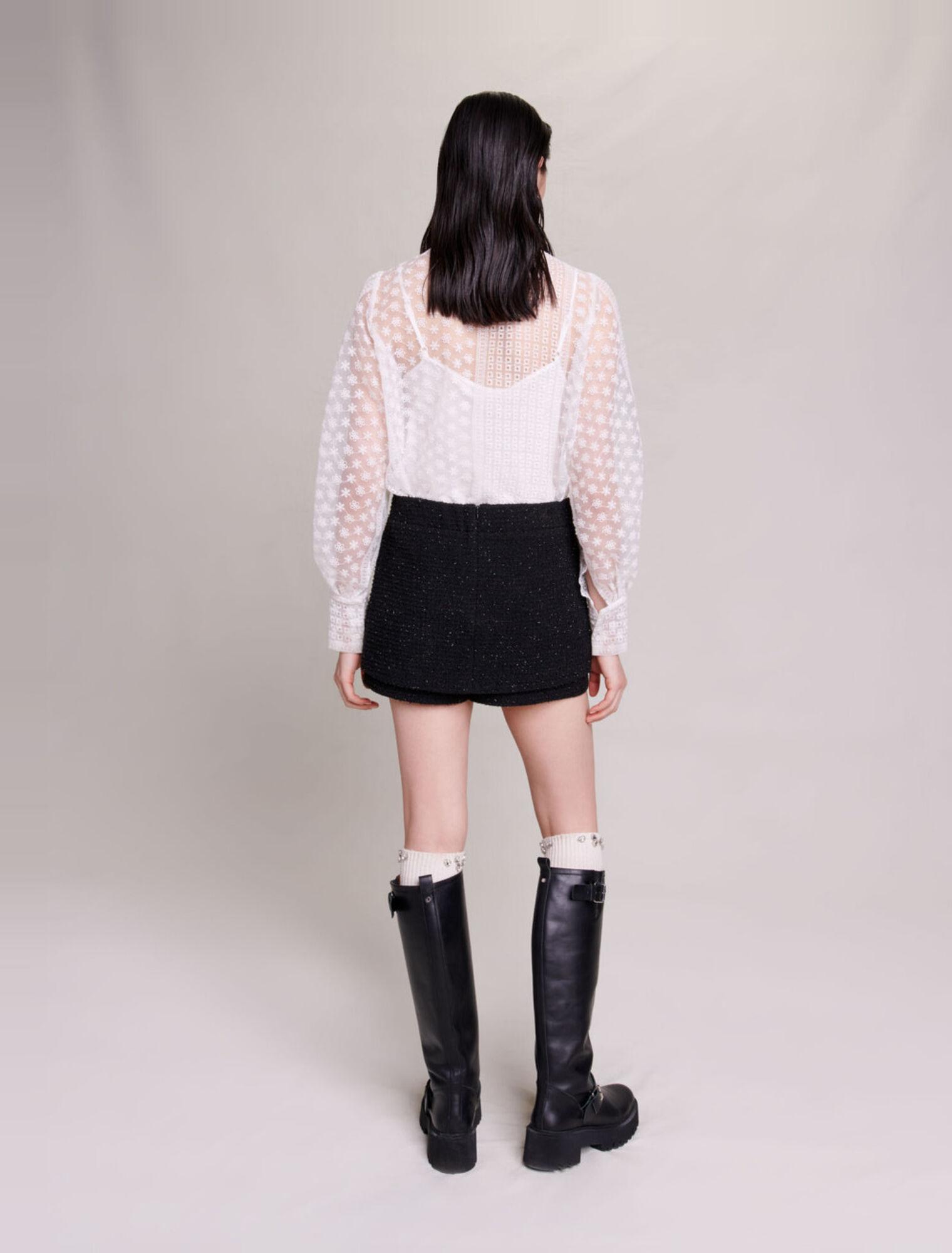 Camisa transparente