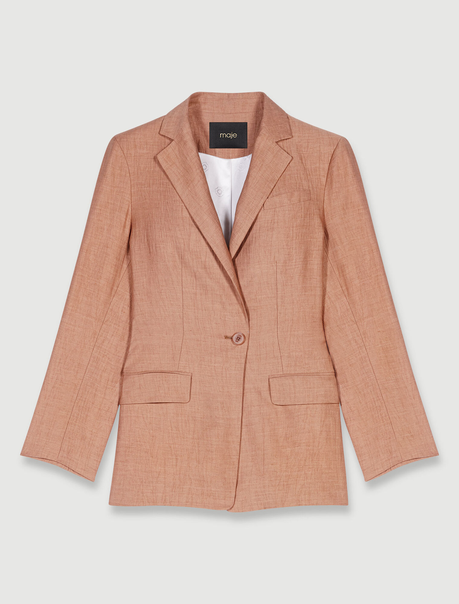 Chaqueta de traje de lino