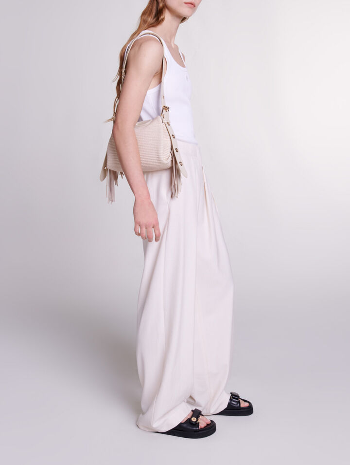 Pantalón de traje ancho