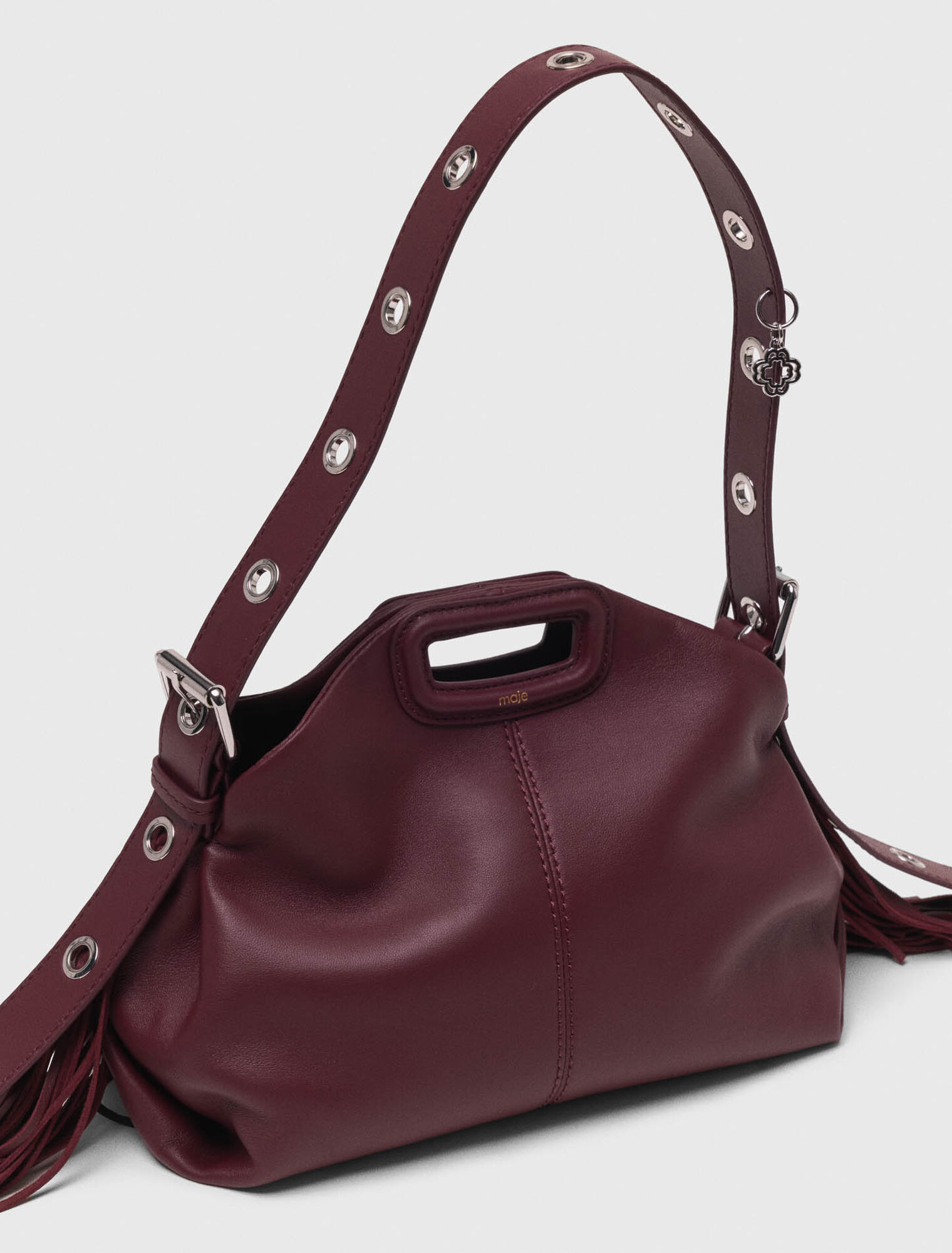 Bolso Miss M de cuero liso