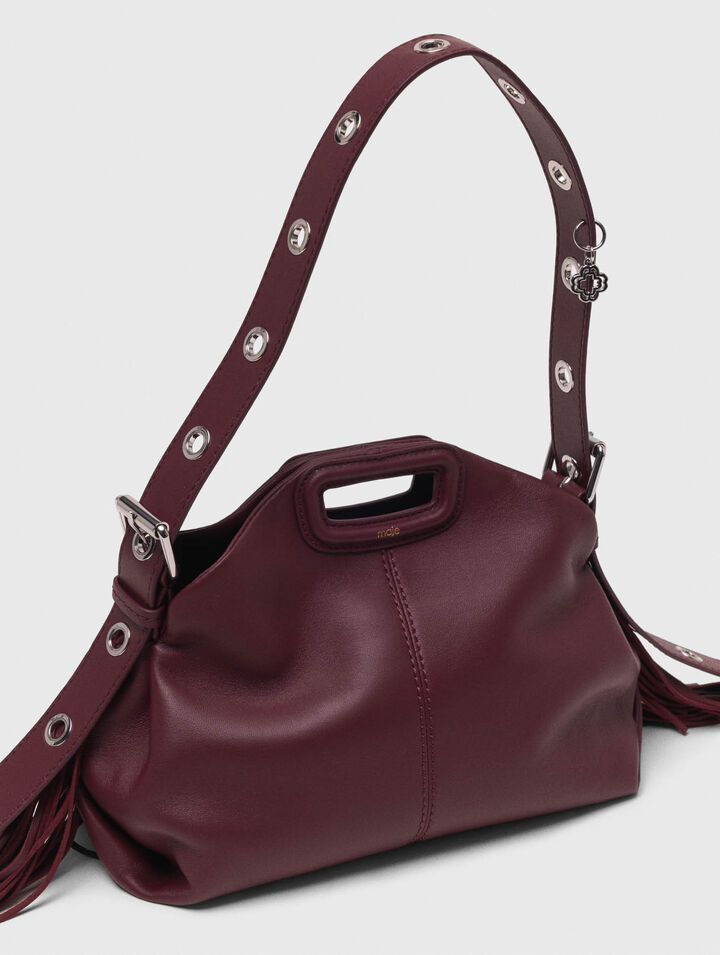 Bolso Miss M de cuero liso