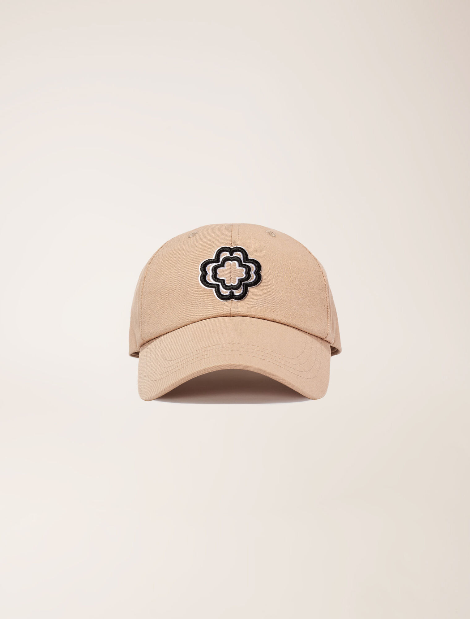 Gorra de algodón con logotipo Clover