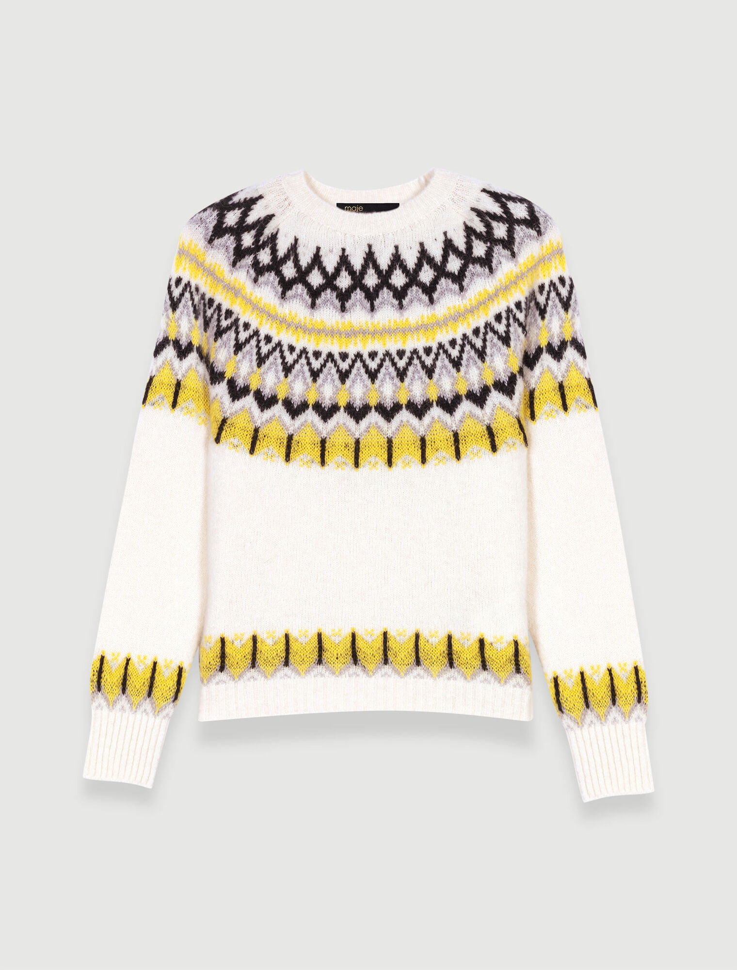 Jersey de lana jacquard