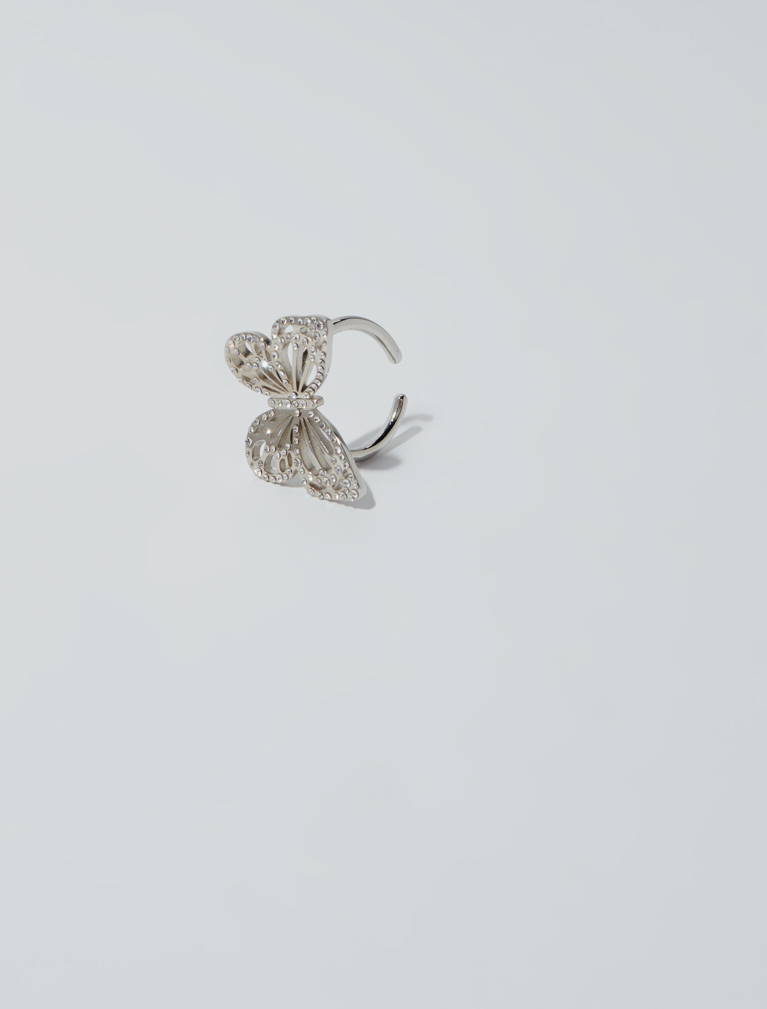 Anillo mariposa con strass
