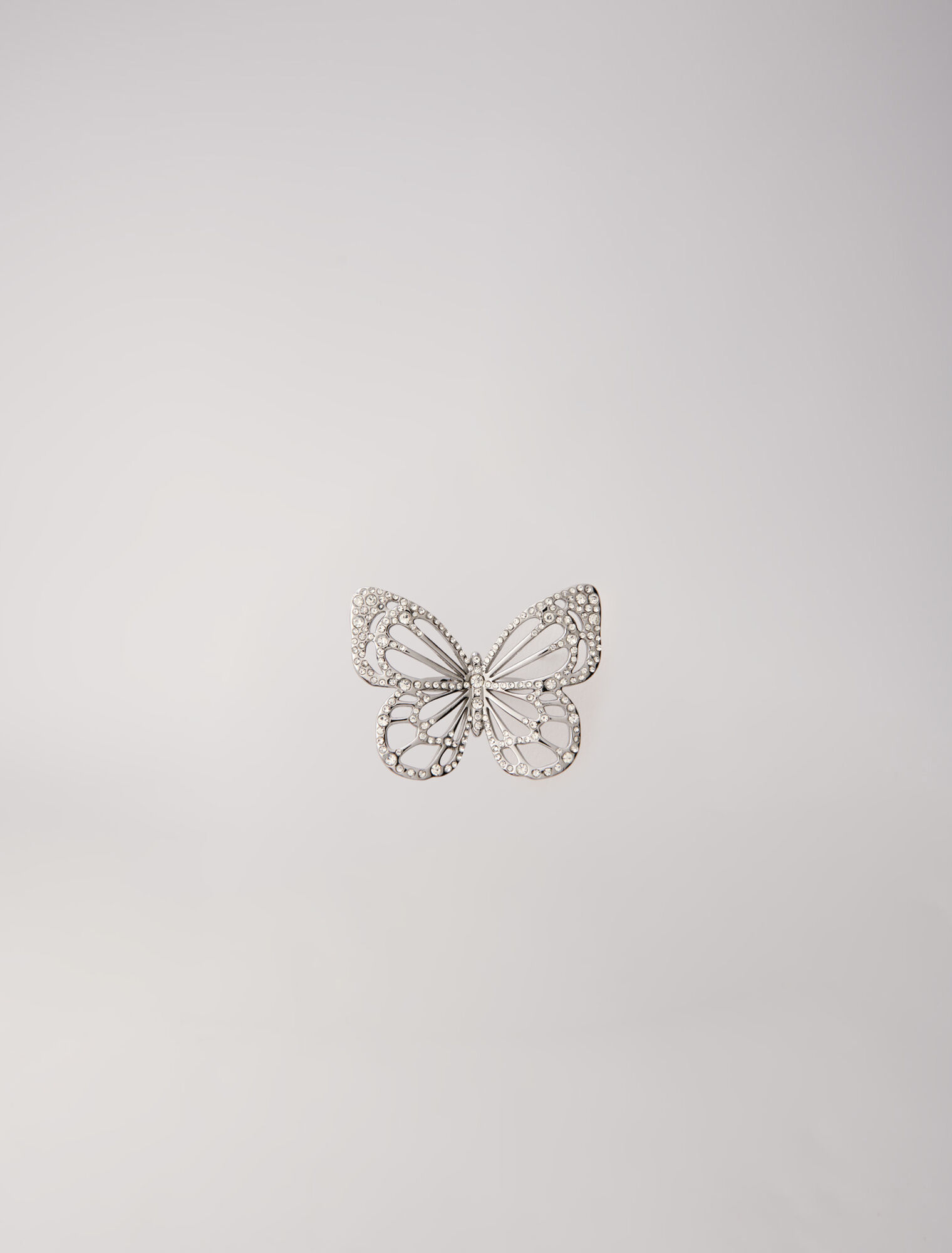 Anillo mariposa con strass