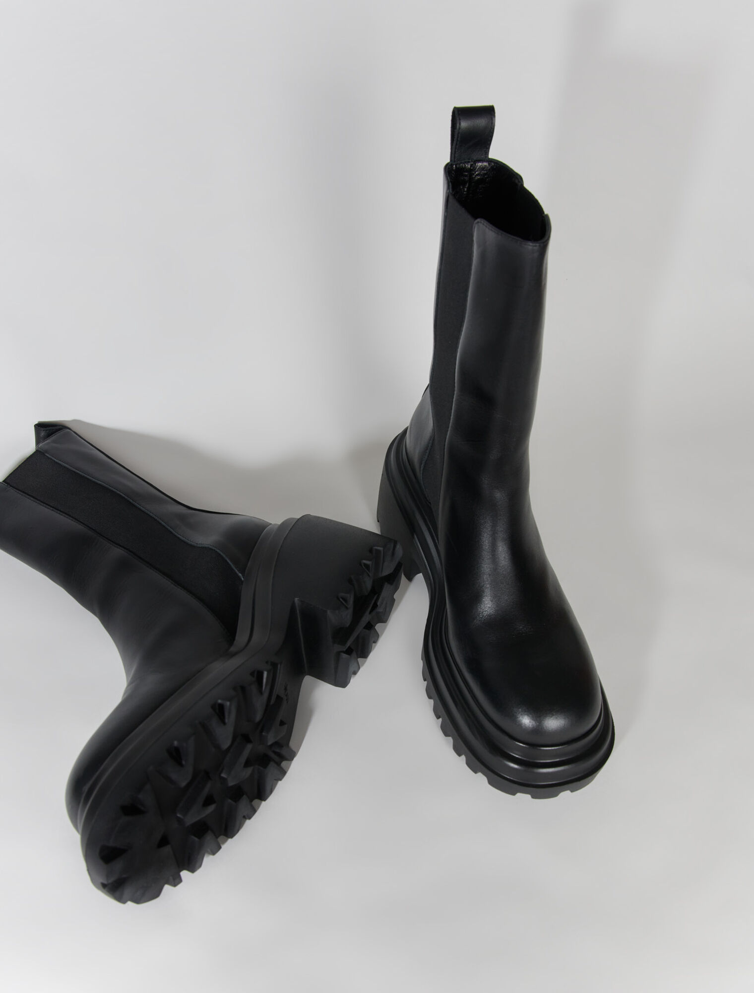 Botines de piel