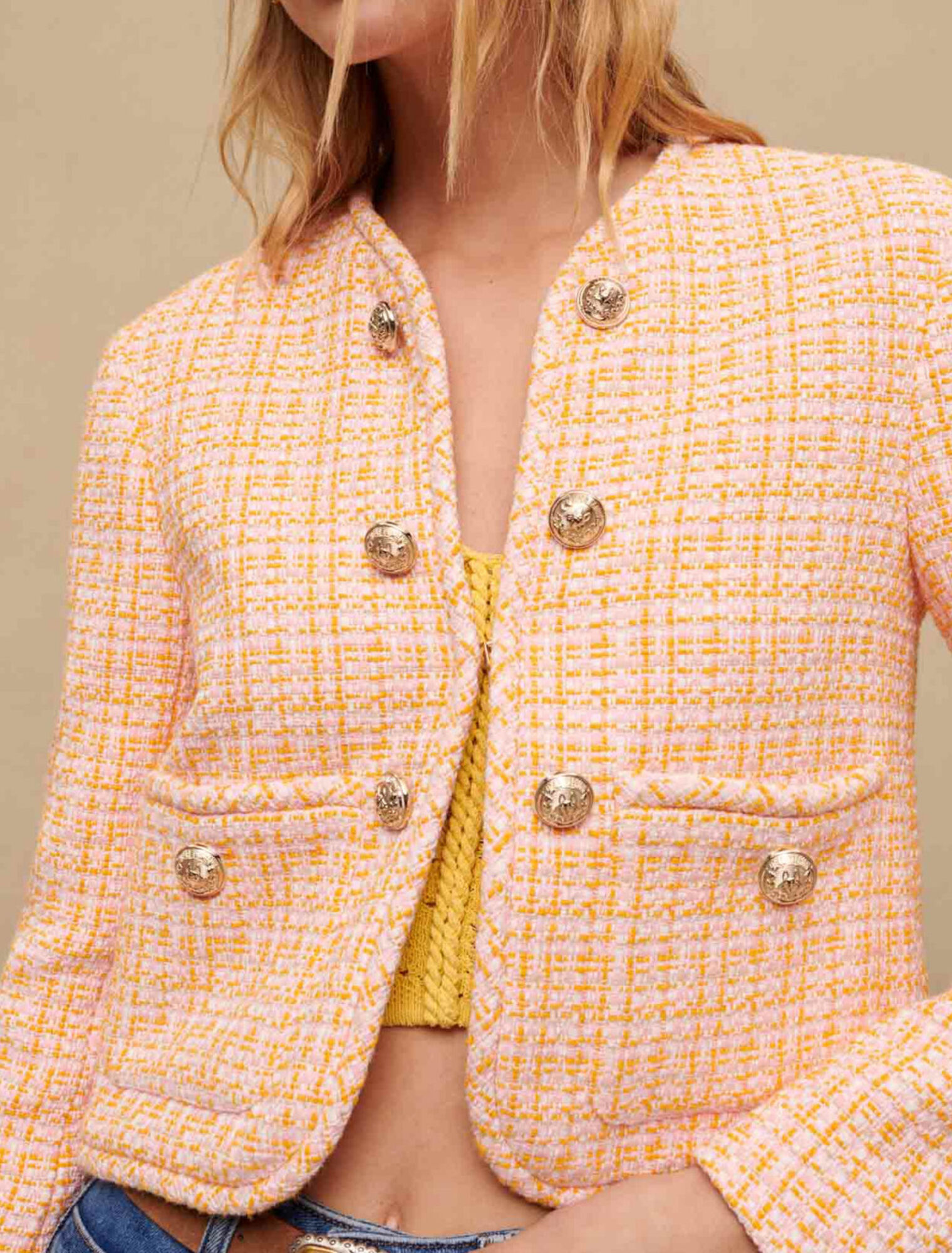 Chaqueta de tweed