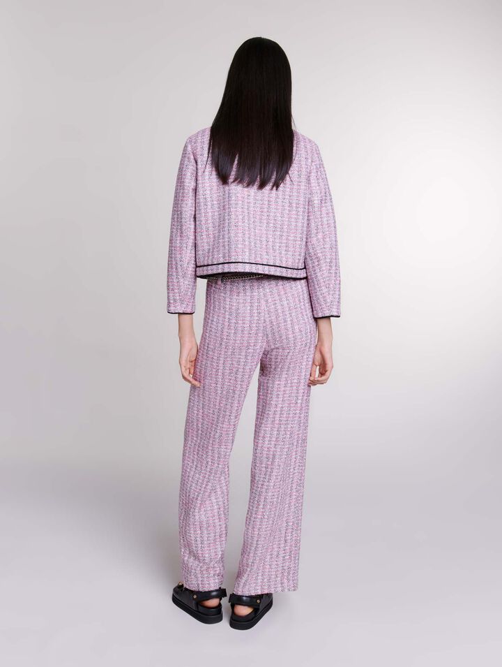 Chaqueta corta de tweed