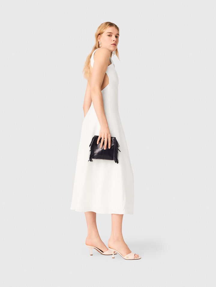 Vestido midi espalda descubierta