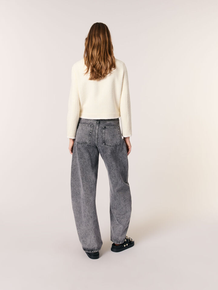 Chaqueta corta de tweed