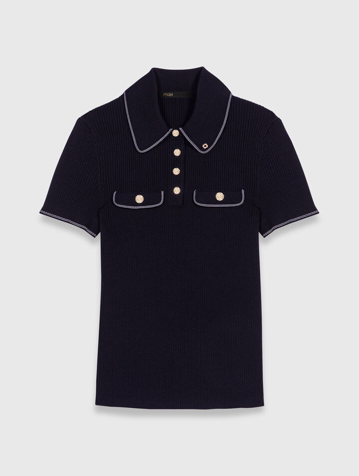 Polo de manga corta
