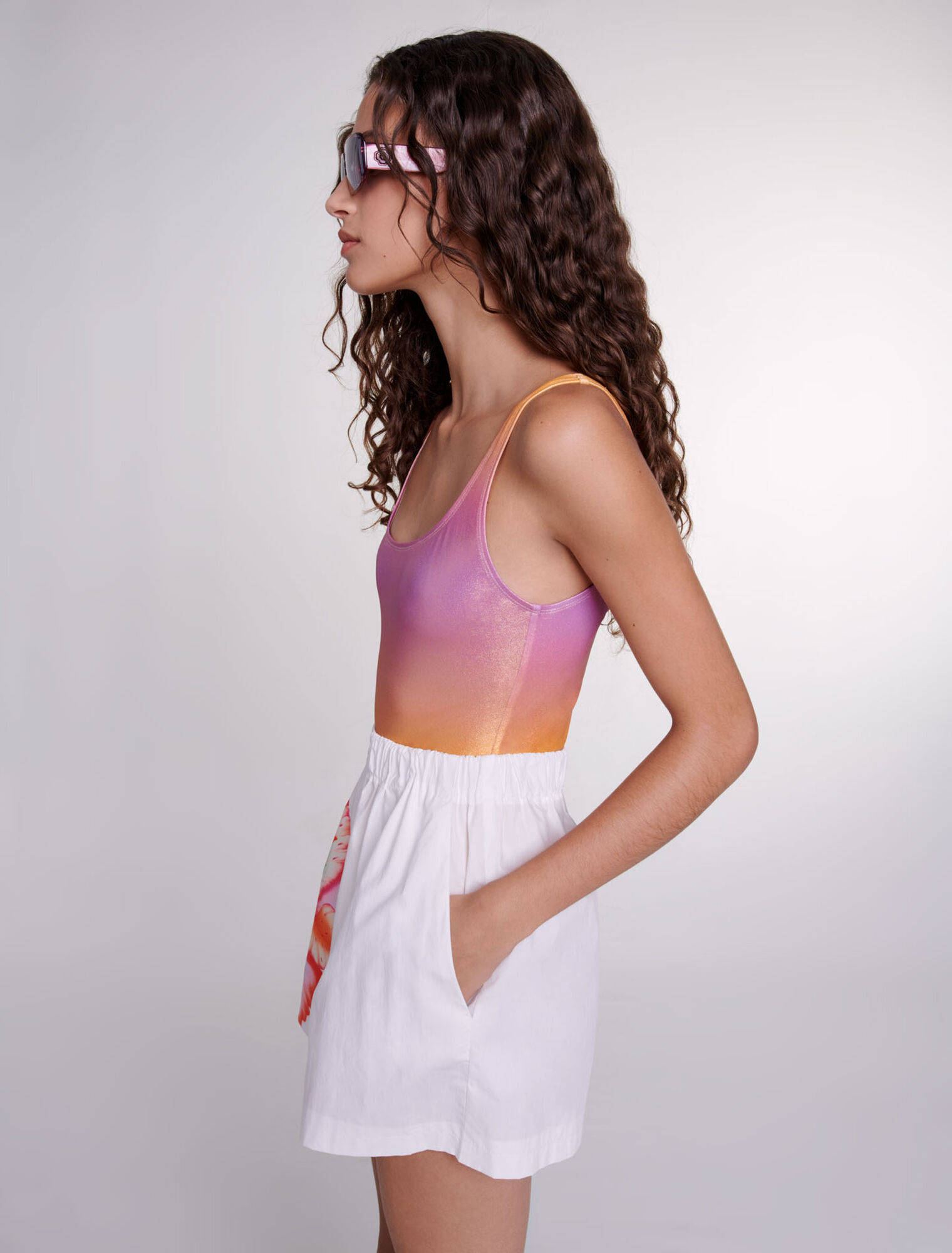 Pantalón corto estampado
