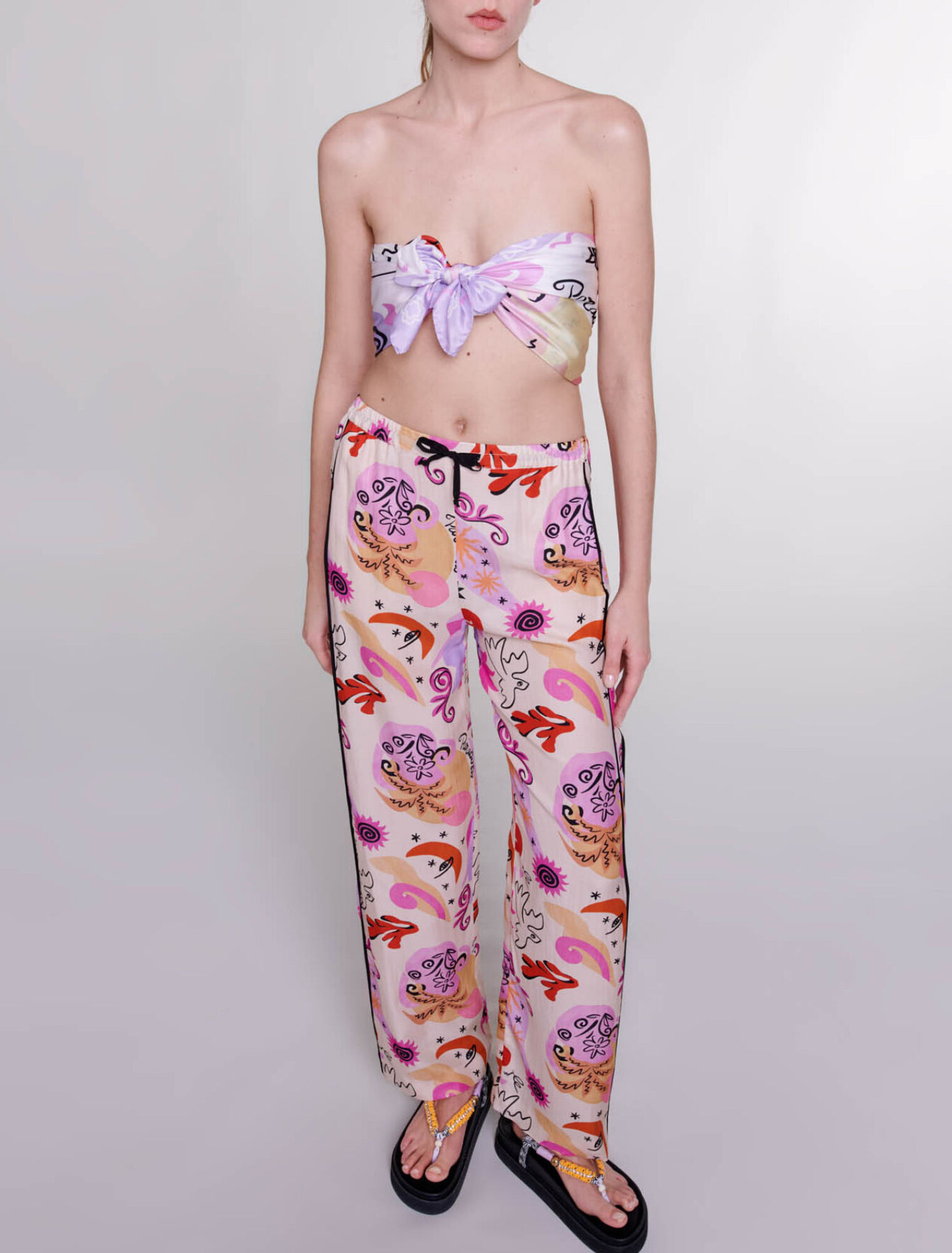 Pantalón de seda