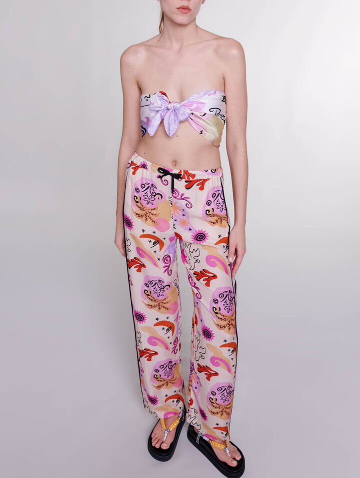 Pantalón de seda