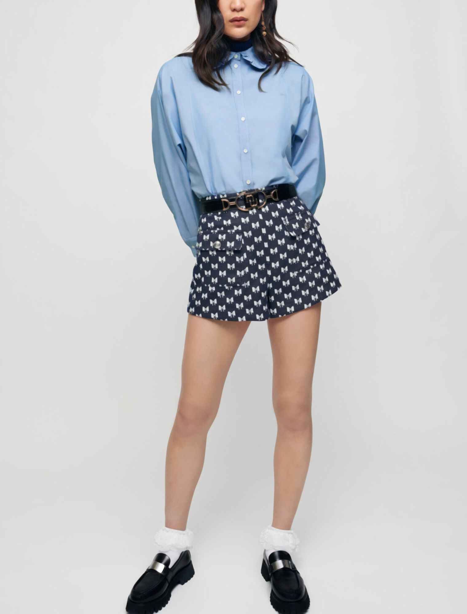 Bermudas de jacquard