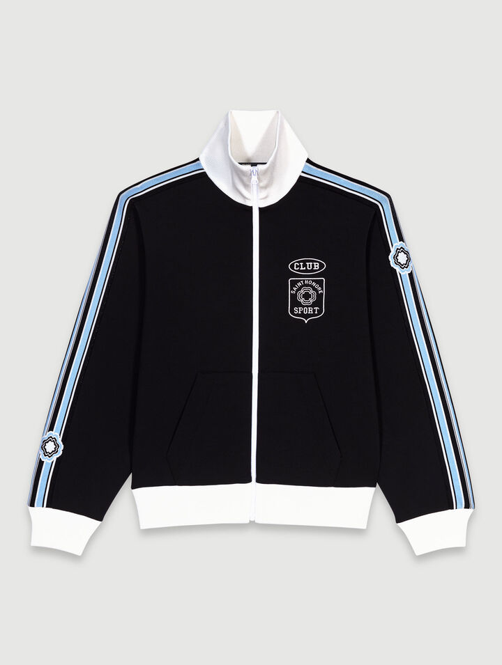 Chaqueta de chándal bordada
