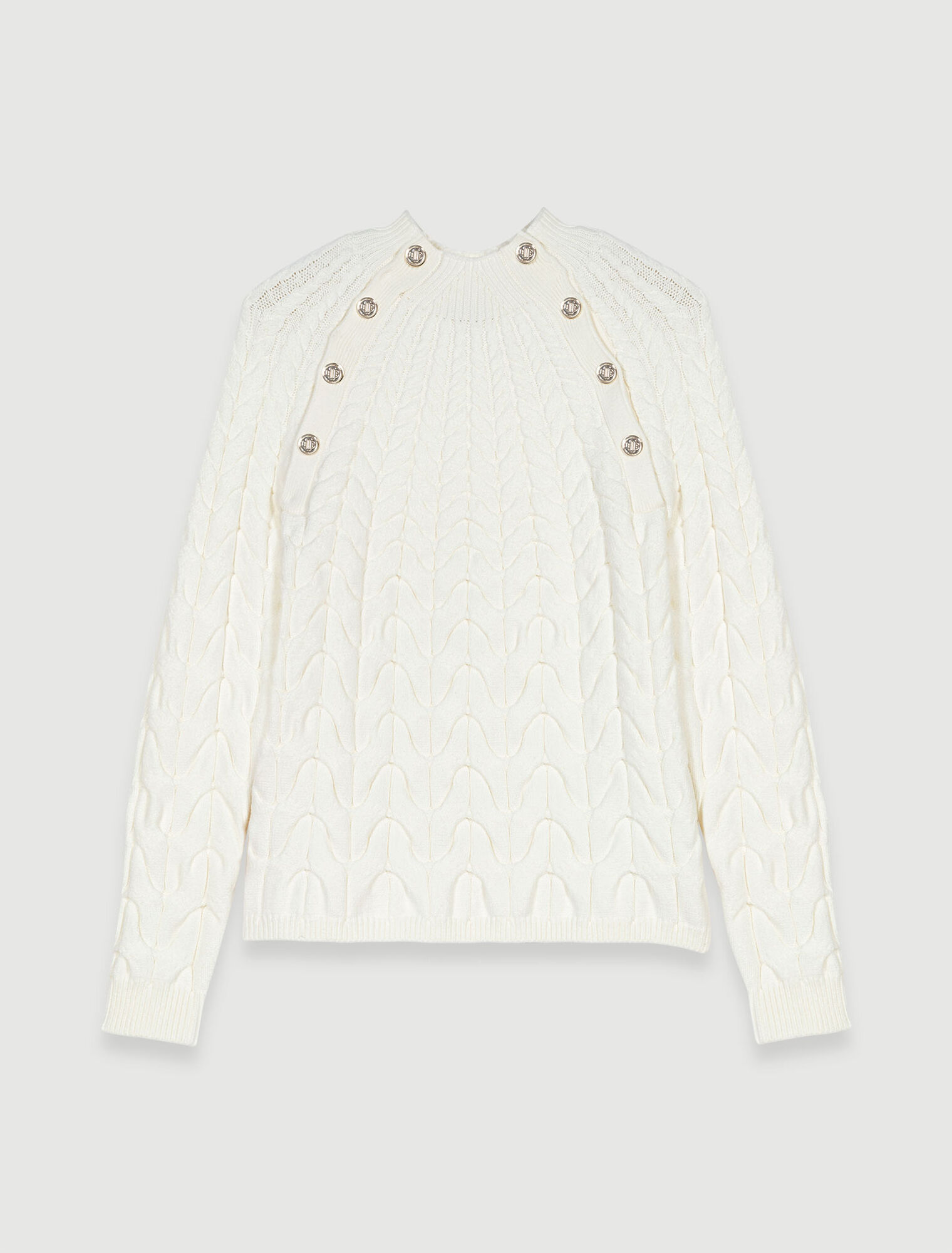 Jersey de punto trenzado