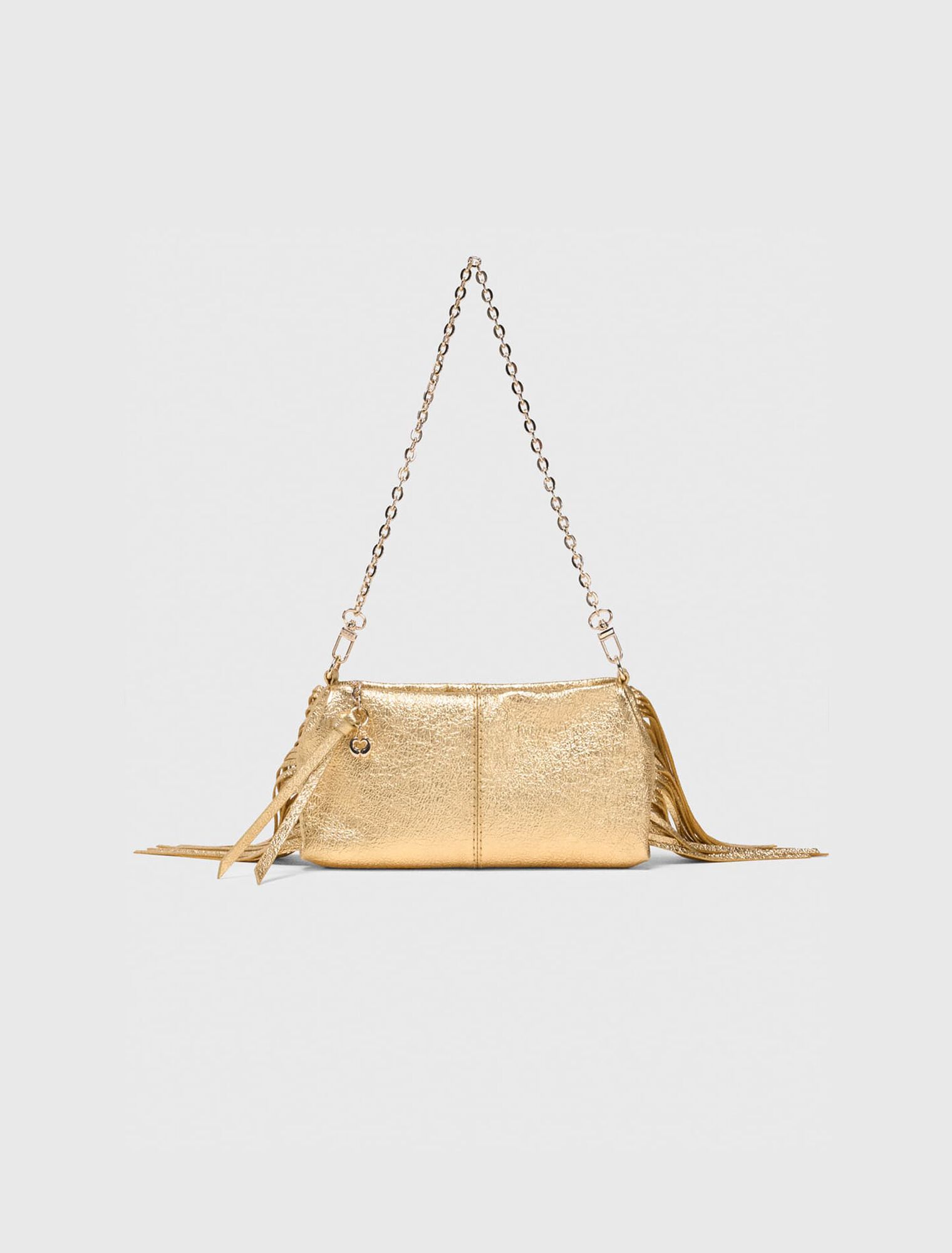 Bolso Miss M Pouch metalizado