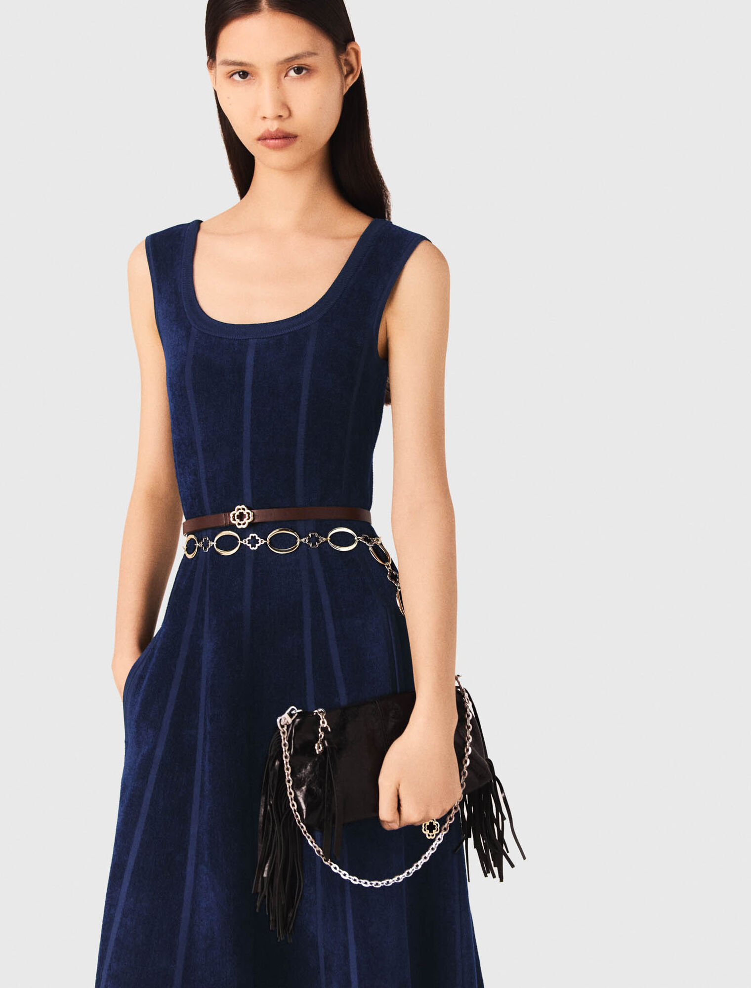 Cartera Miss M pouch cuero barniz