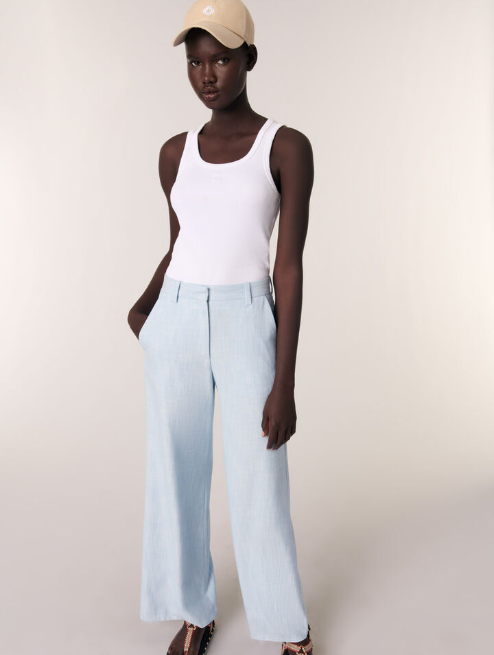 Pantalón sastre ancho