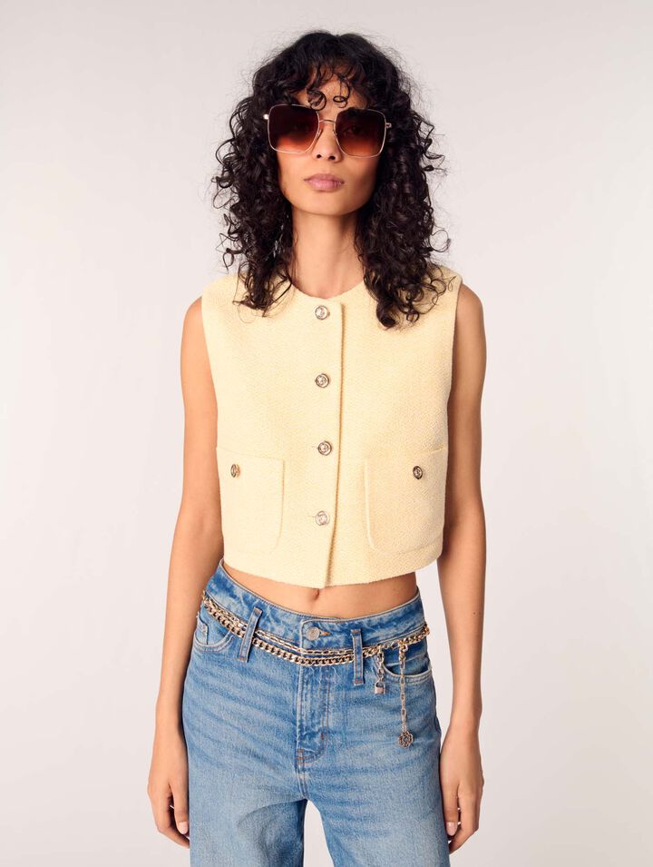 Chaleco de tweed