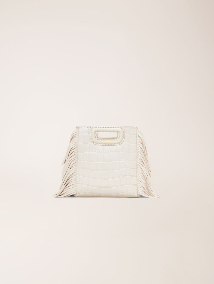 Bolso M Mini de piel de cocodrilo