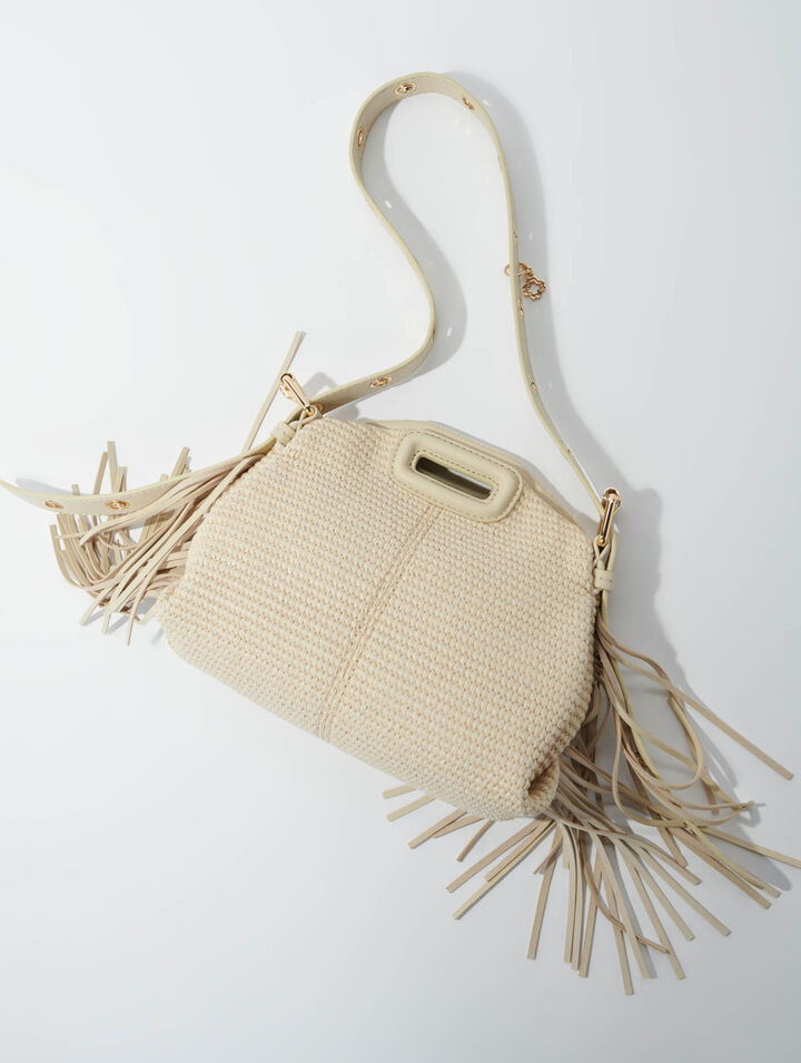 Bolso Miss M Mini efecto rafia