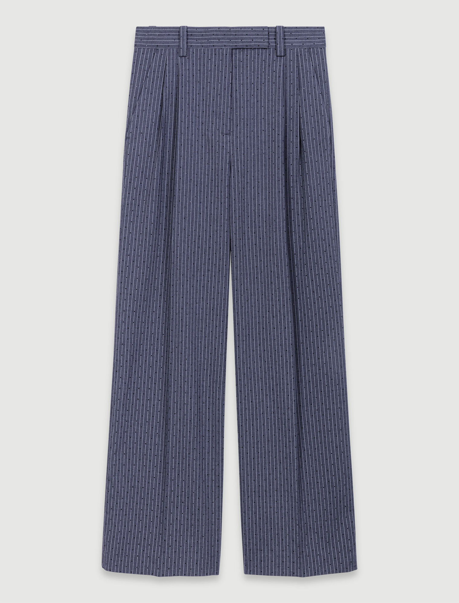 Pantalón de traje con strass