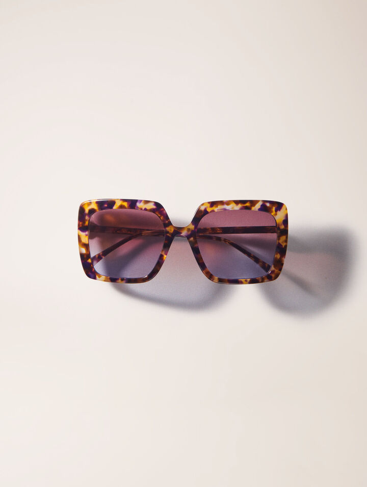 Gafas rectangulares de acetato