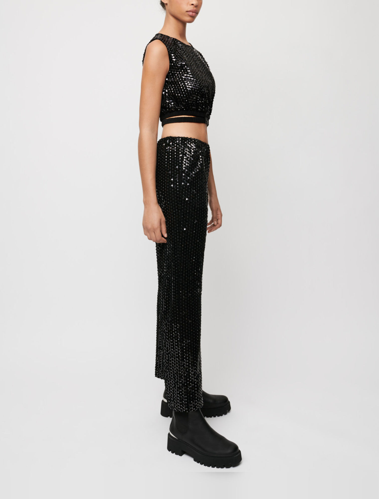 Pantalones de pierna ancha