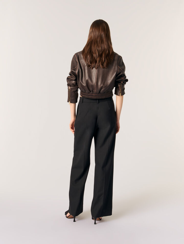 Pantalón de traje ancho