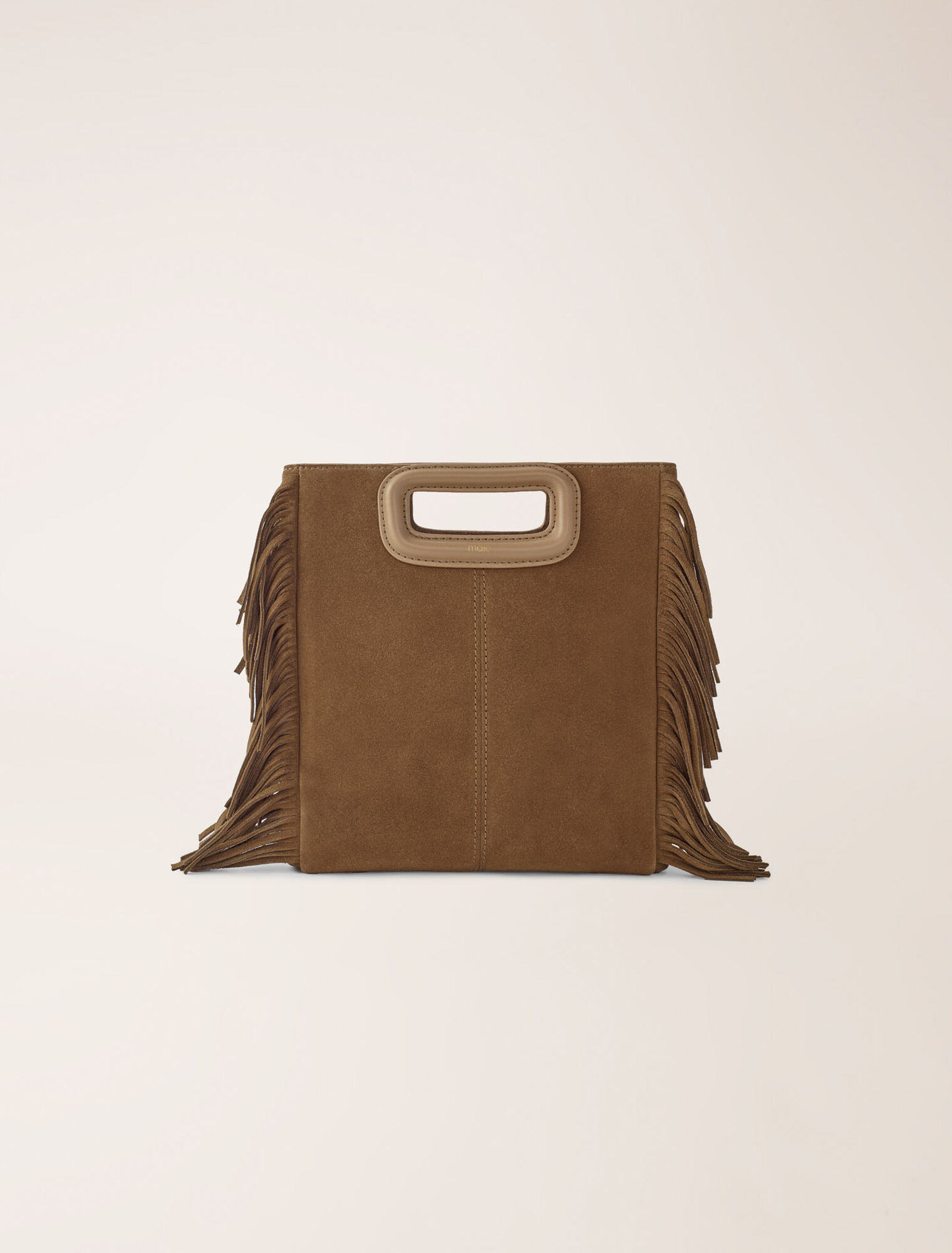 Bolso M de piel serraje