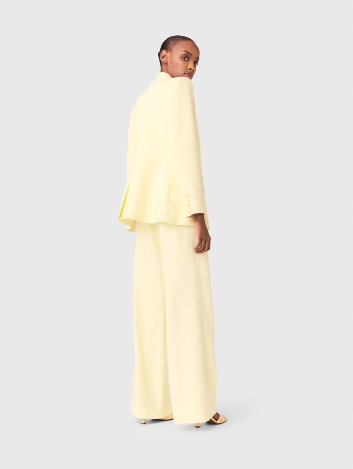 Chaqueta de traje cruzada