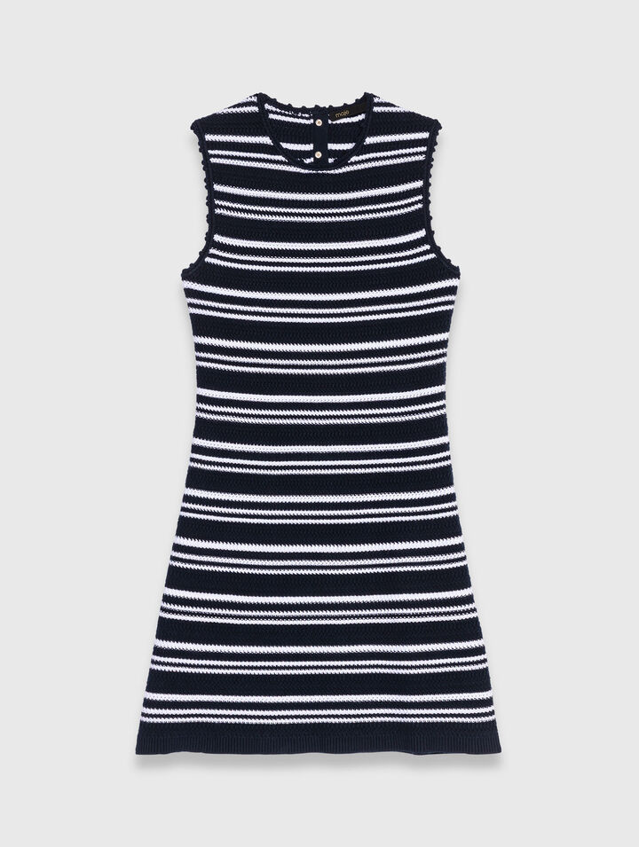 Vestido corto de ganchillo