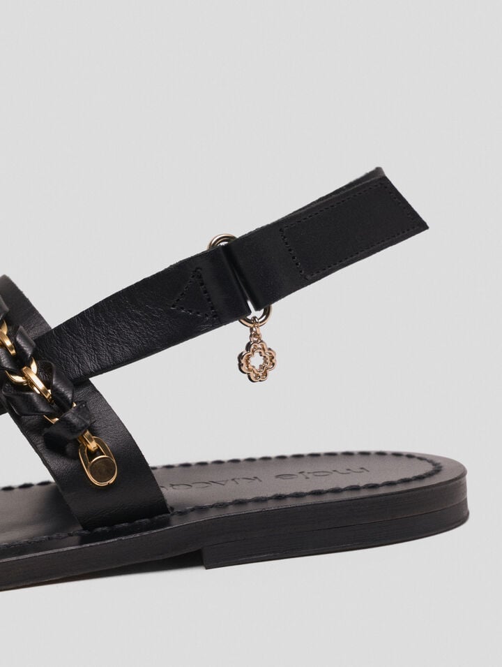 Sandalias planas de piel K.Jacques