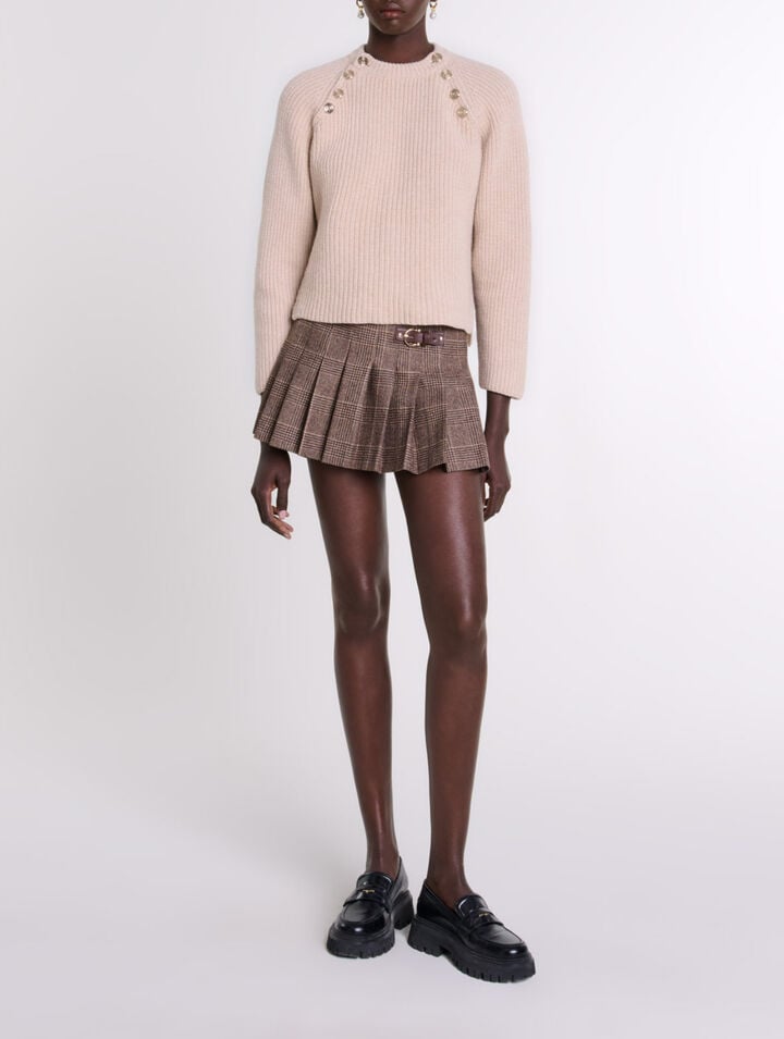 Jersey de canal&eacute; de lana