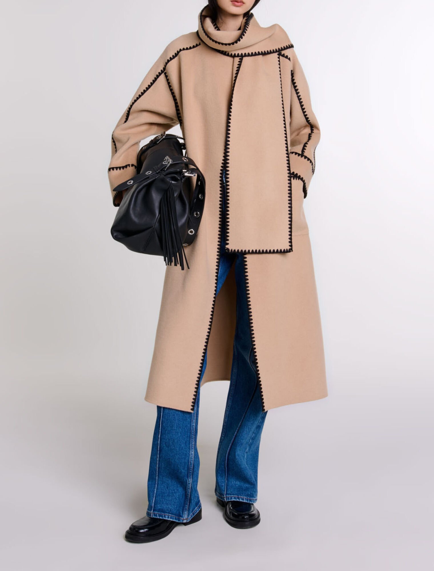 Abrigo bicolor reversible