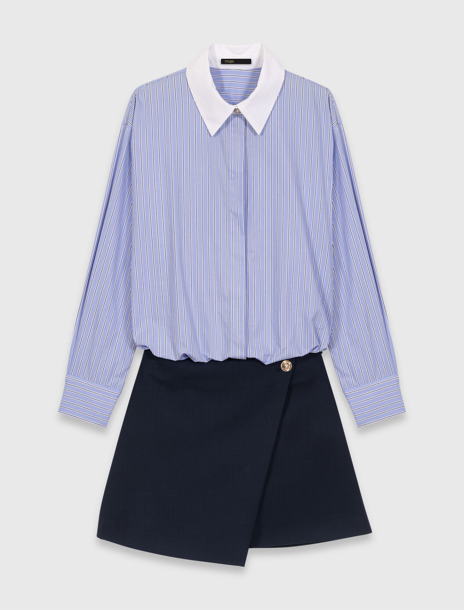 Vestido camisero 2 en 1