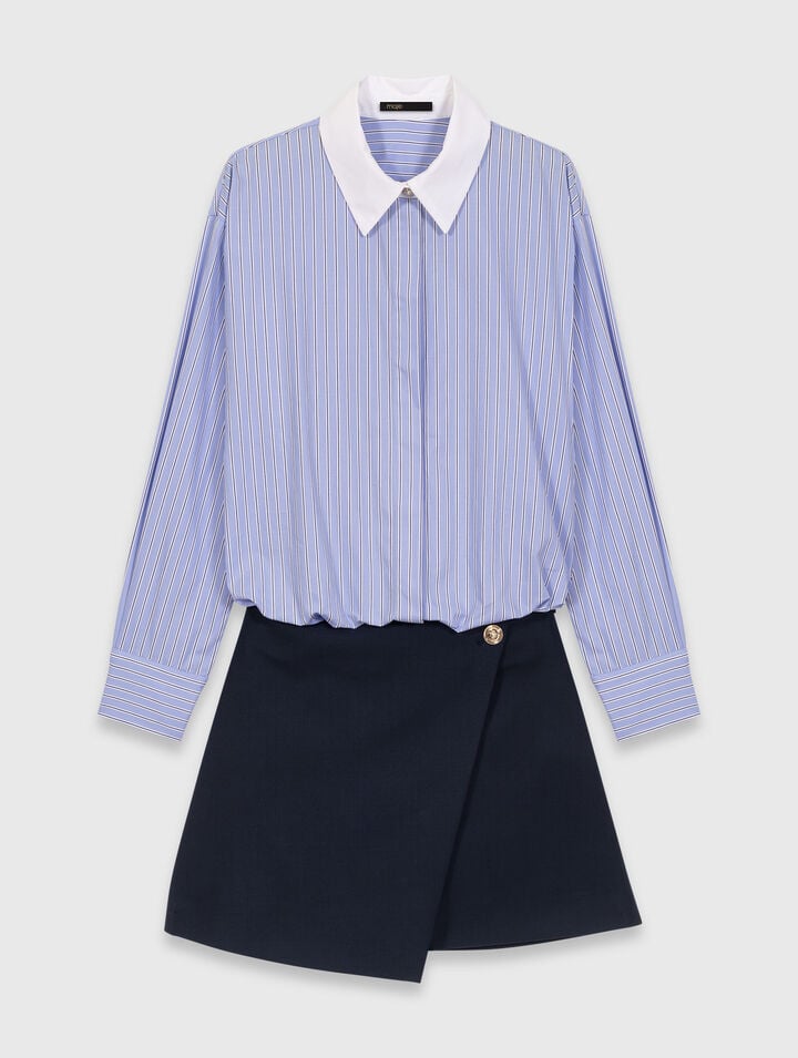 Vestido camisero 2 en 1